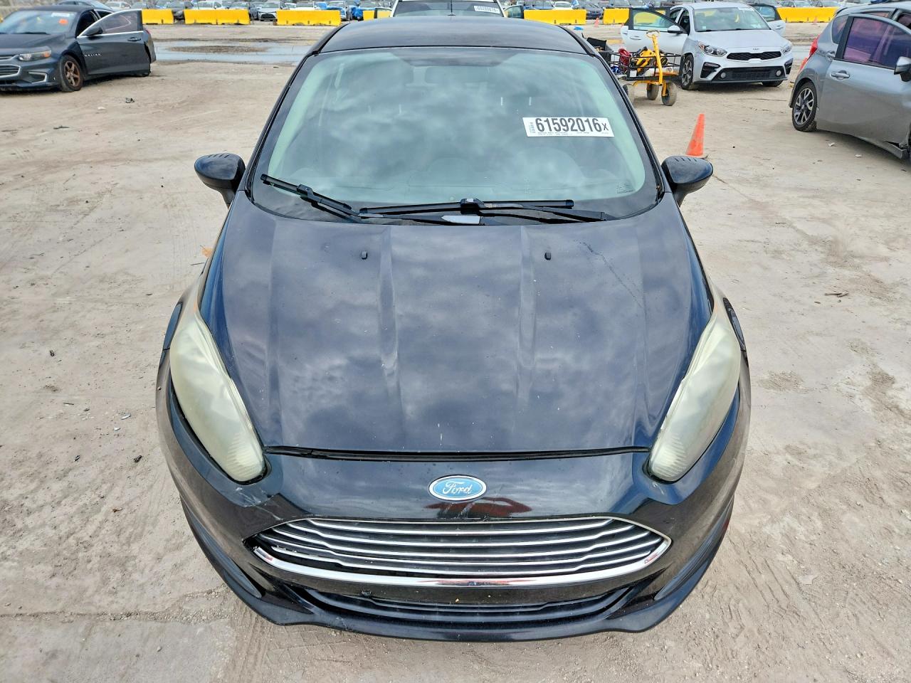 2015 Ford Fiesta S Black vin: 3FADP4AJ0FM202795