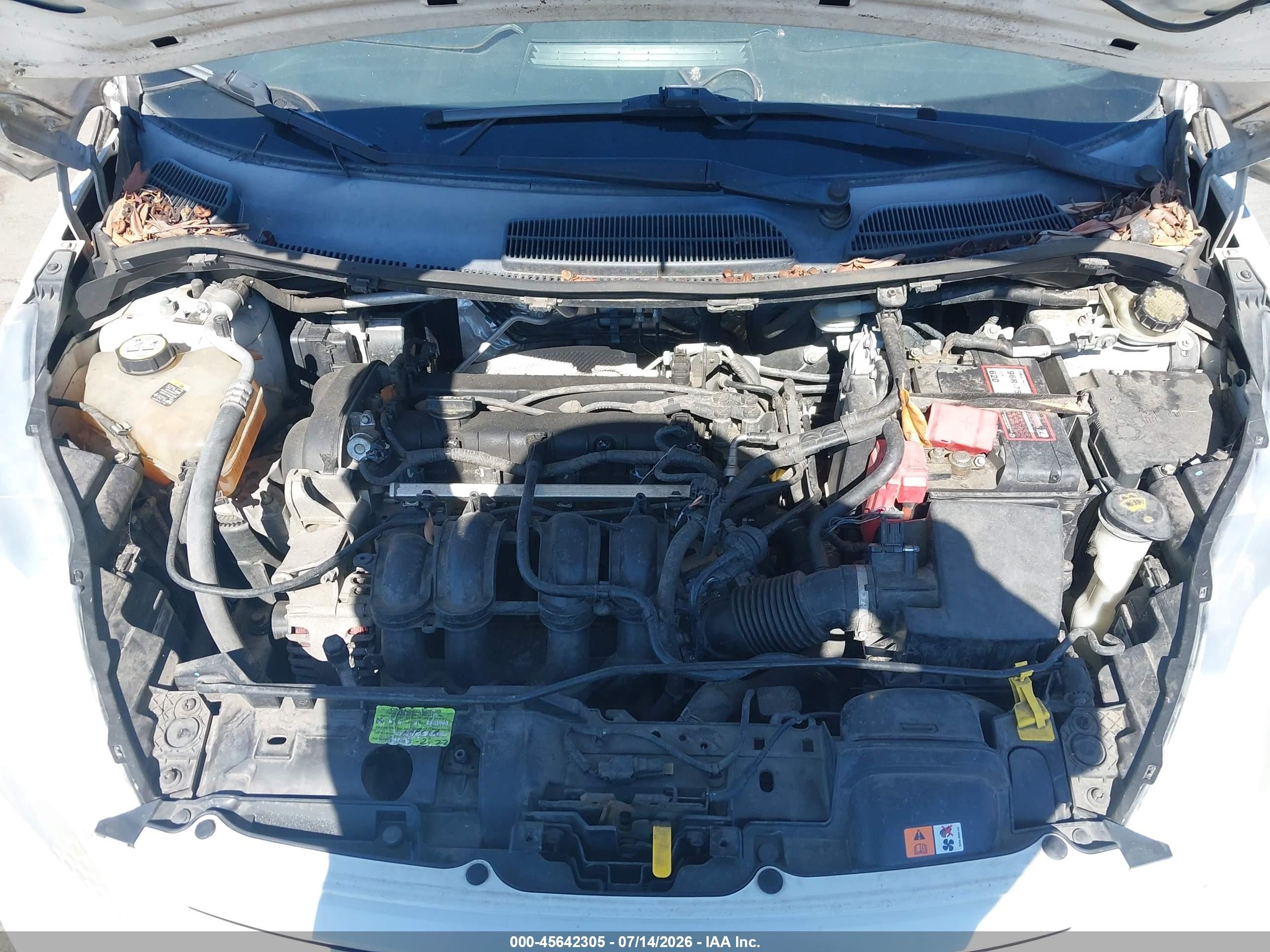 2011 Ford Fiesta S Белый vin: 3FADP4AJ1BM109021
