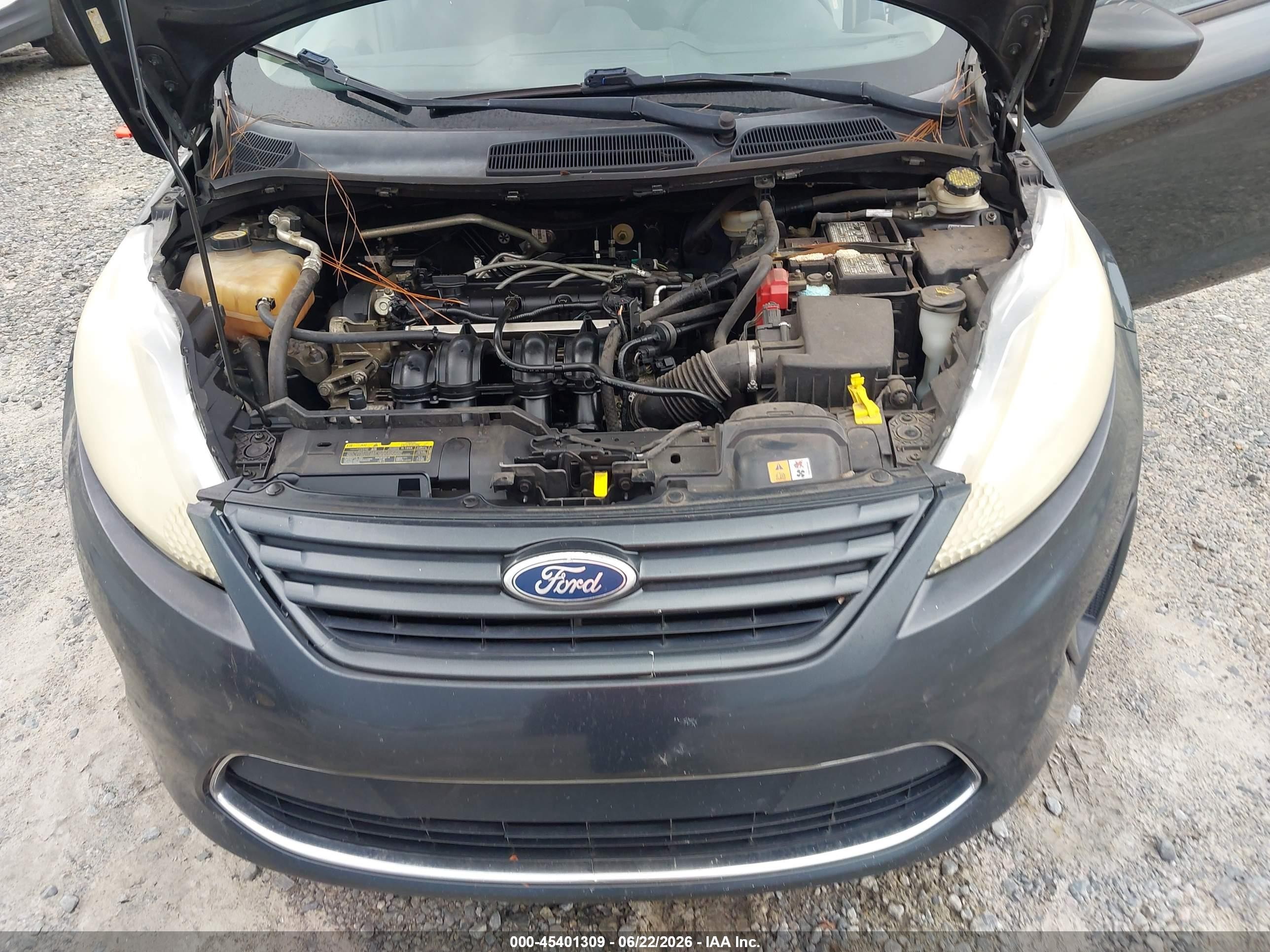 2011 Ford Fiesta S Gray vin: 3FADP4AJ1BM212116