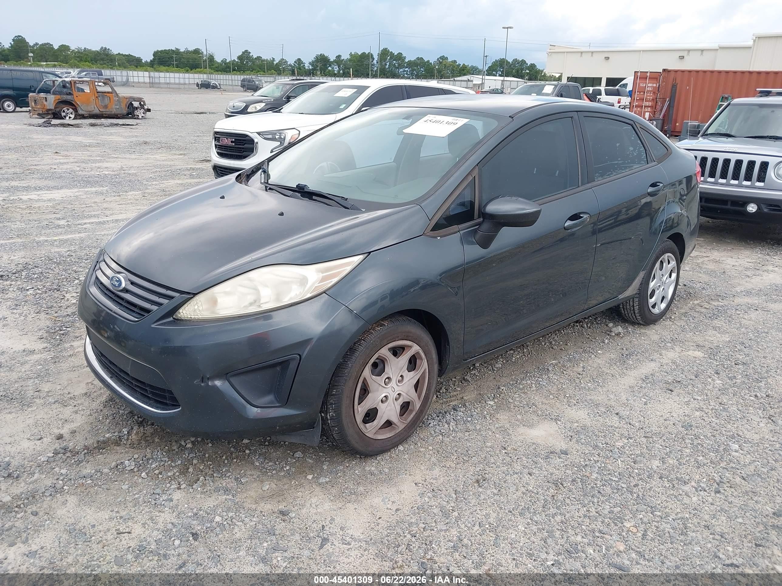 2011 Ford Fiesta S Gray vin: 3FADP4AJ1BM212116