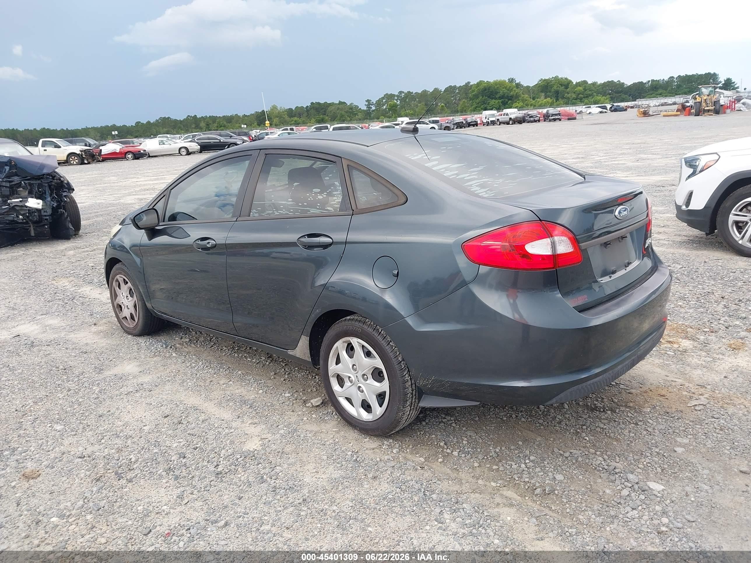 2011 Ford Fiesta S Gray vin: 3FADP4AJ1BM212116
