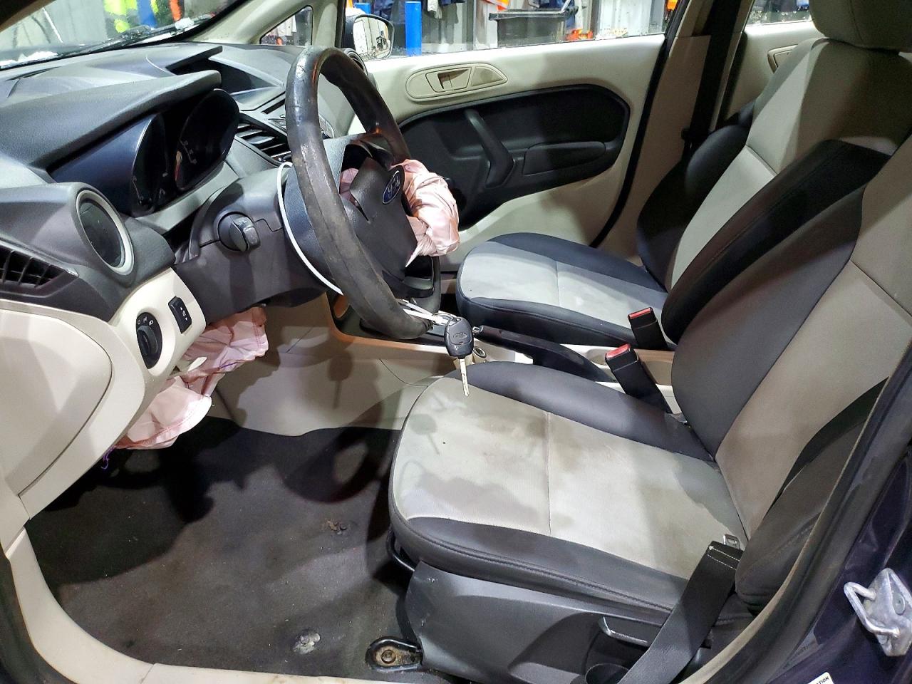 2012 Ford Fiesta S Blue vin: 3FADP4AJ1CM104449