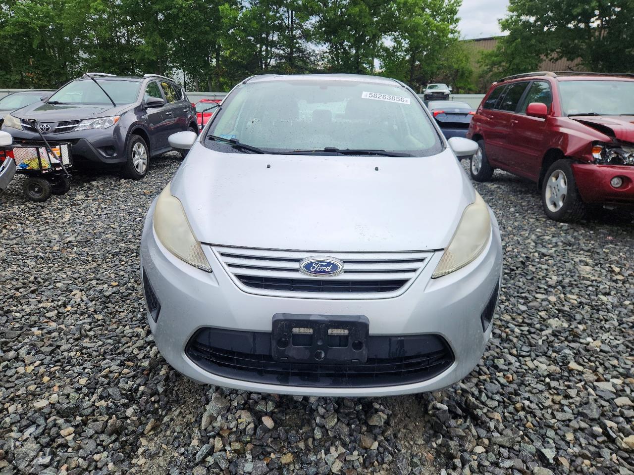 2012 Ford Fiesta S Silver vin: 3FADP4AJ1CM169589