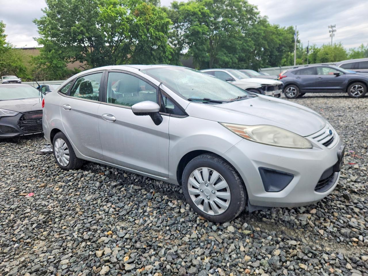 2012 Ford Fiesta S Silver vin: 3FADP4AJ1CM169589
