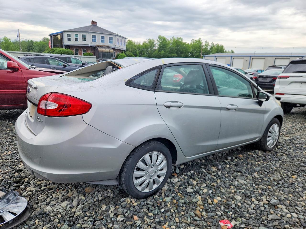 2012 Ford Fiesta S Silver vin: 3FADP4AJ1CM169589