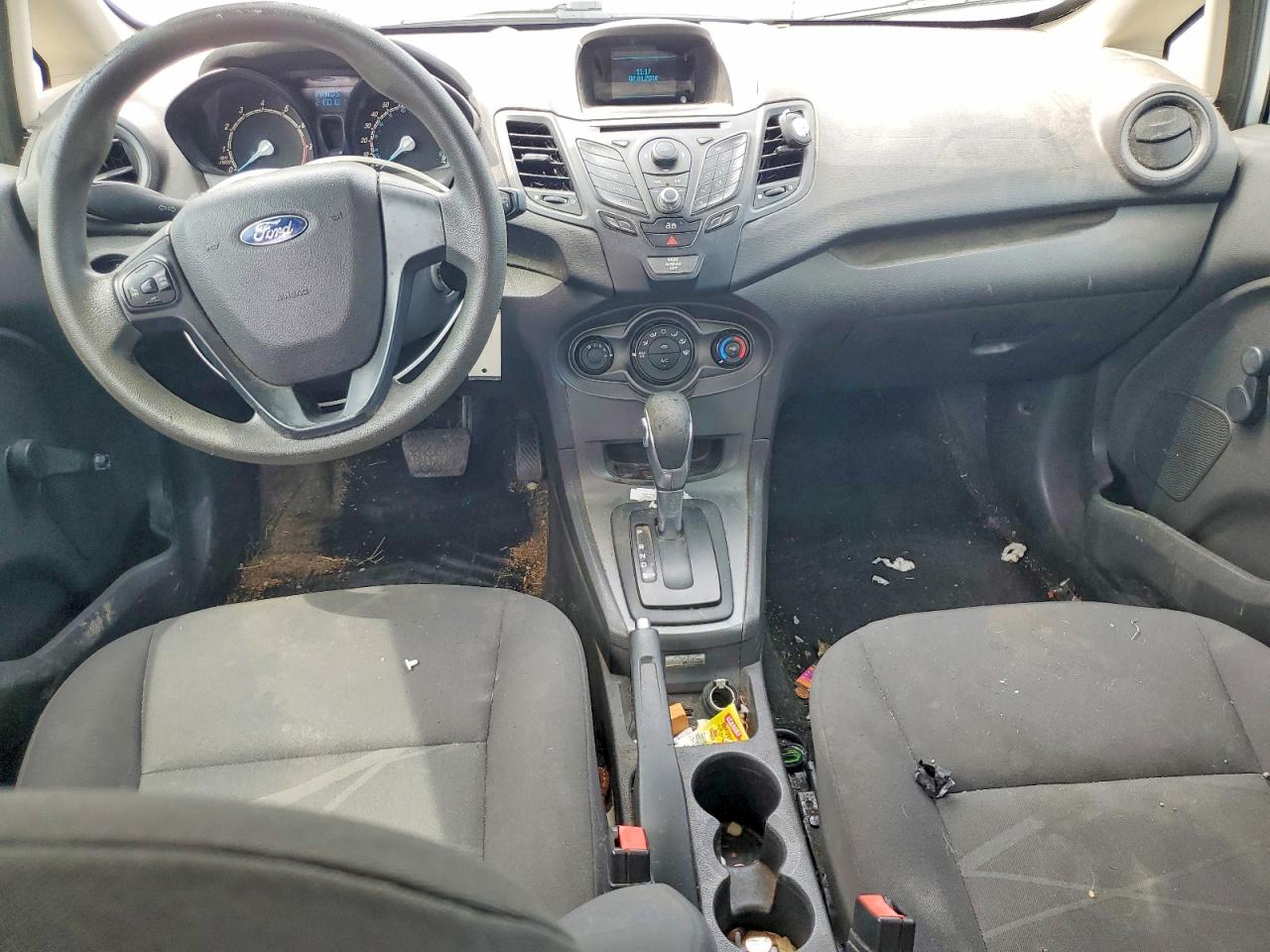 2015 Ford Fiesta S Silver vin: 3FADP4AJ1FM135835