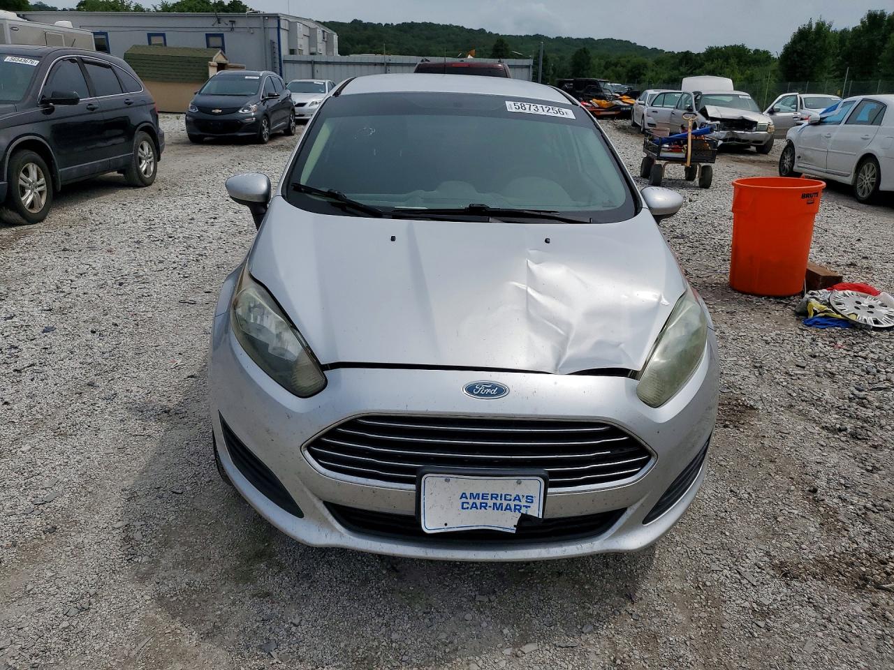 2015 Ford Fiesta S Silver vin: 3FADP4AJ1FM135835