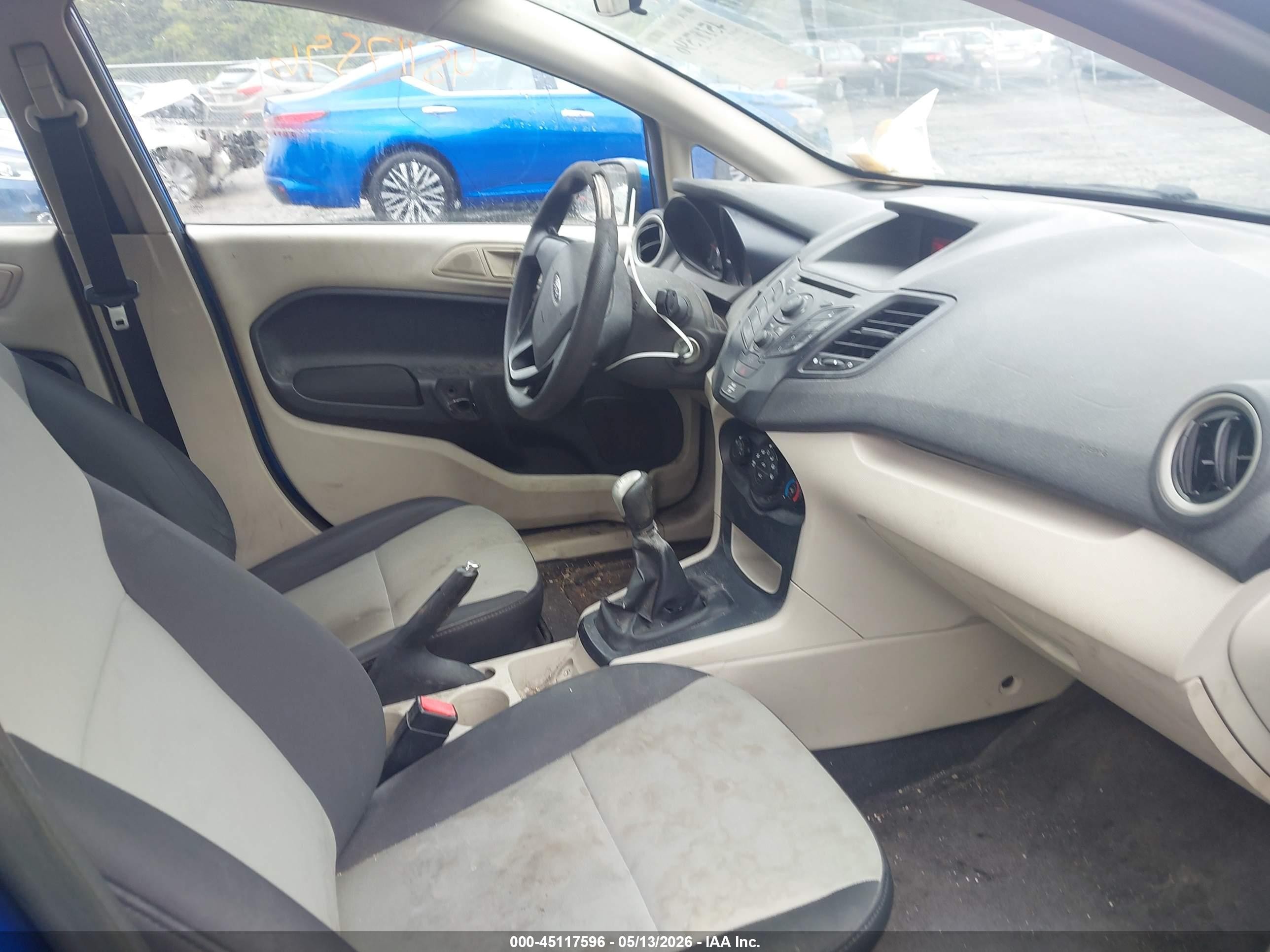 2011 Ford Fiesta S Blue vin: 3FADP4AJ2BM164237