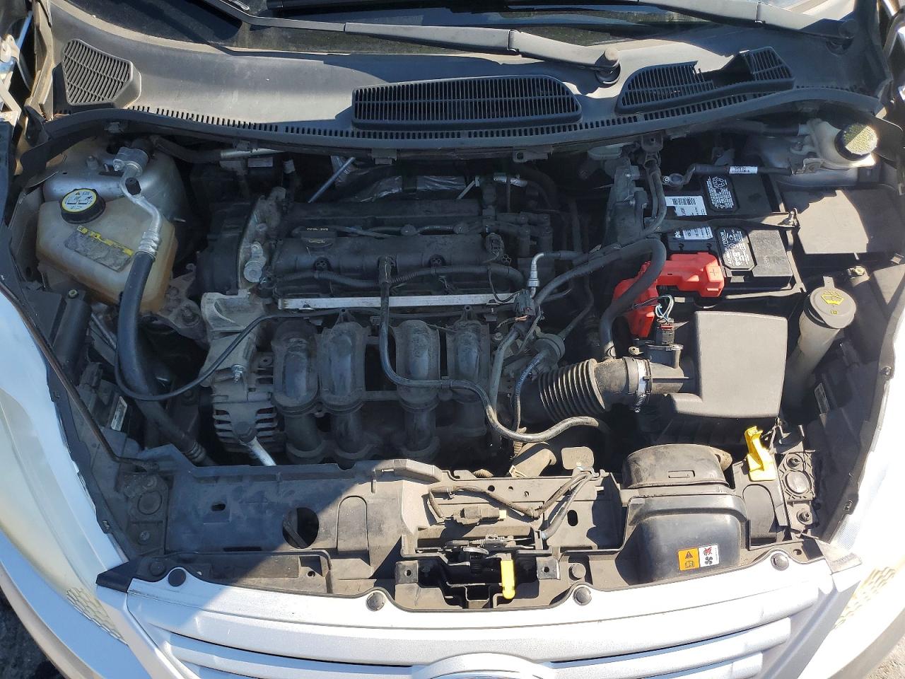 2013 Ford Fiesta S Silver vin: 3FADP4AJ2DM129619