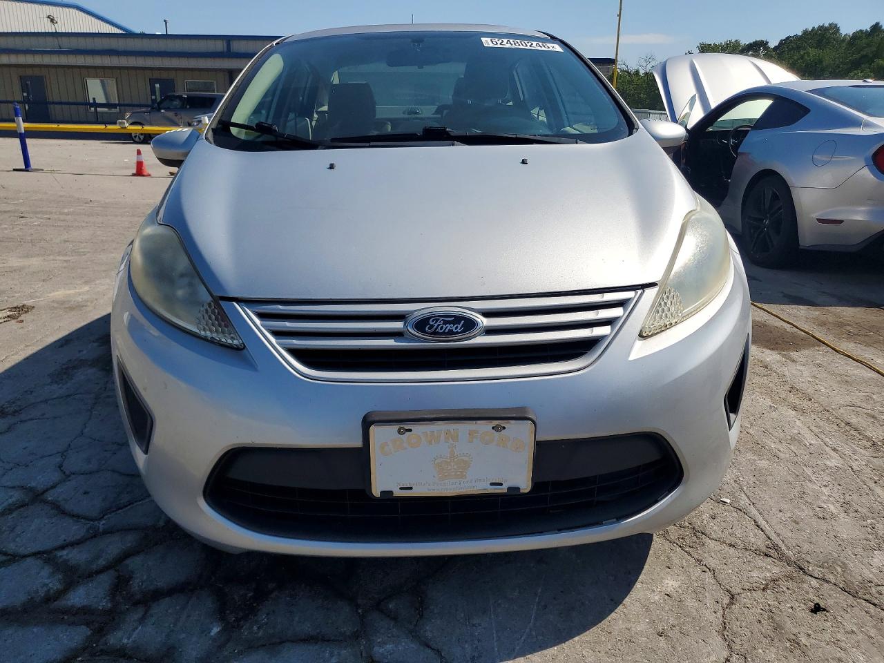 2013 Ford Fiesta S Silver vin: 3FADP4AJ2DM129619