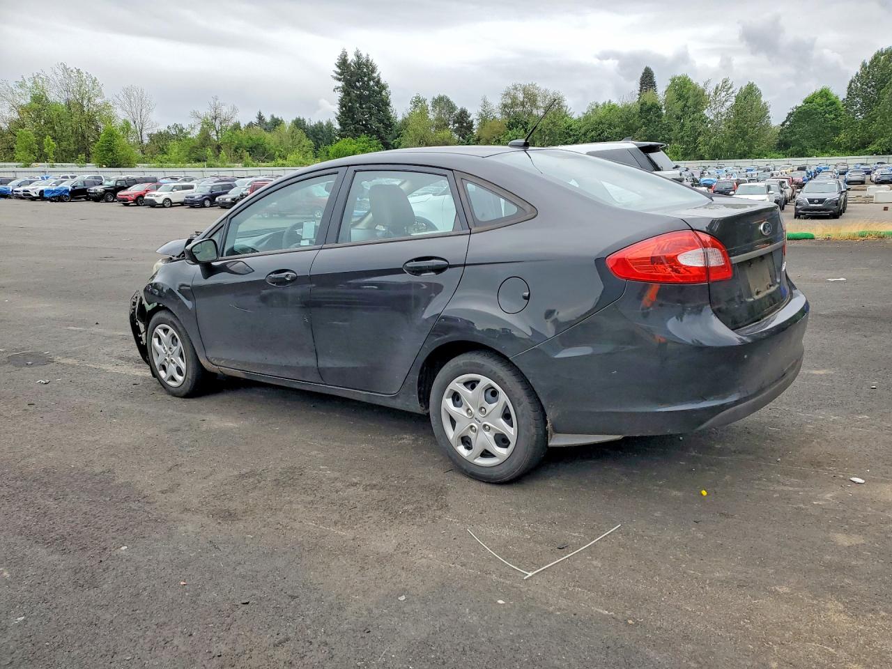 2013 Ford Fiesta S Black vin: 3FADP4AJ2DM178092