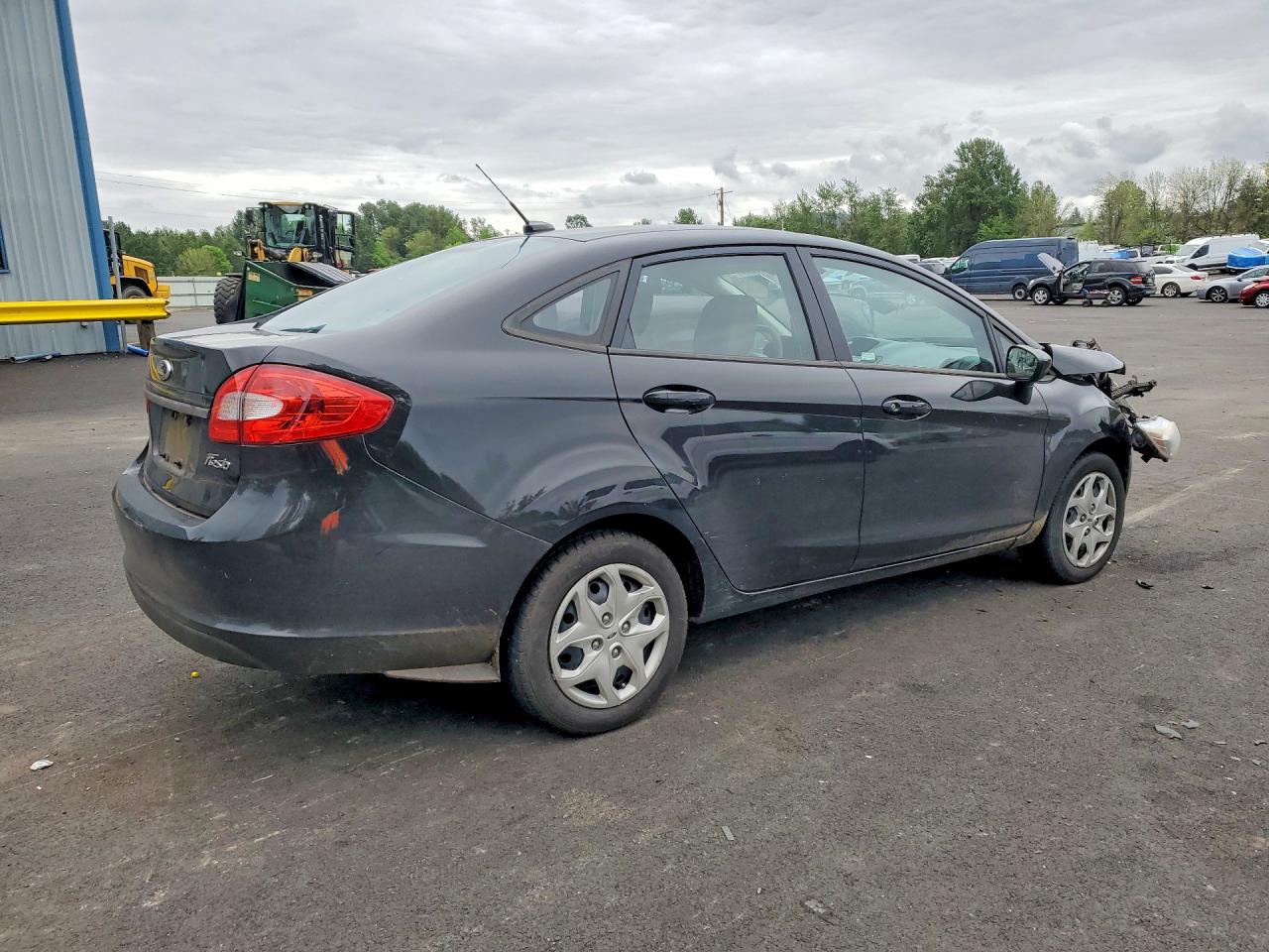 2013 Ford Fiesta S Black vin: 3FADP4AJ2DM178092