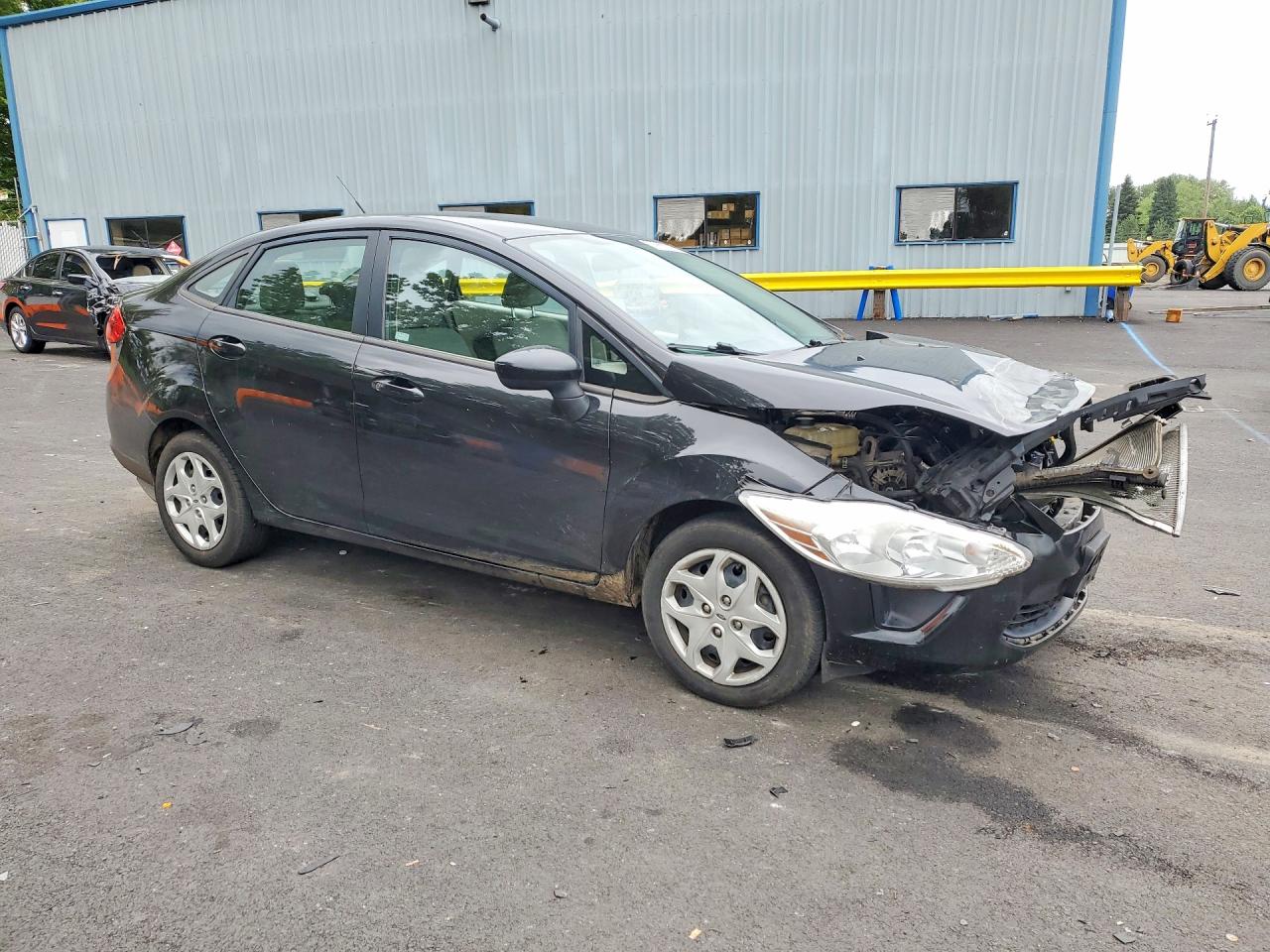 2013 Ford Fiesta S Black vin: 3FADP4AJ2DM178092