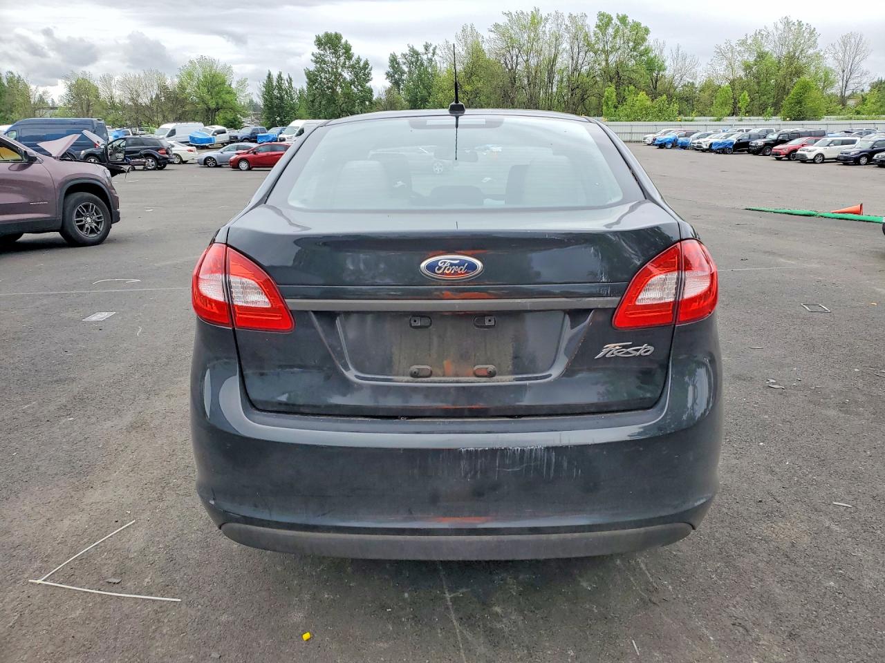 2013 Ford Fiesta S Black vin: 3FADP4AJ2DM178092
