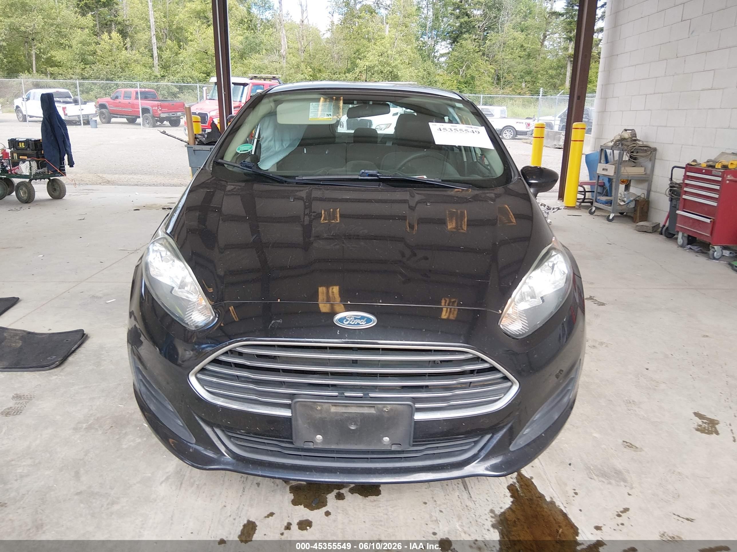 2015 Ford Fiesta S Black vin: 3FADP4AJ2FM191038
