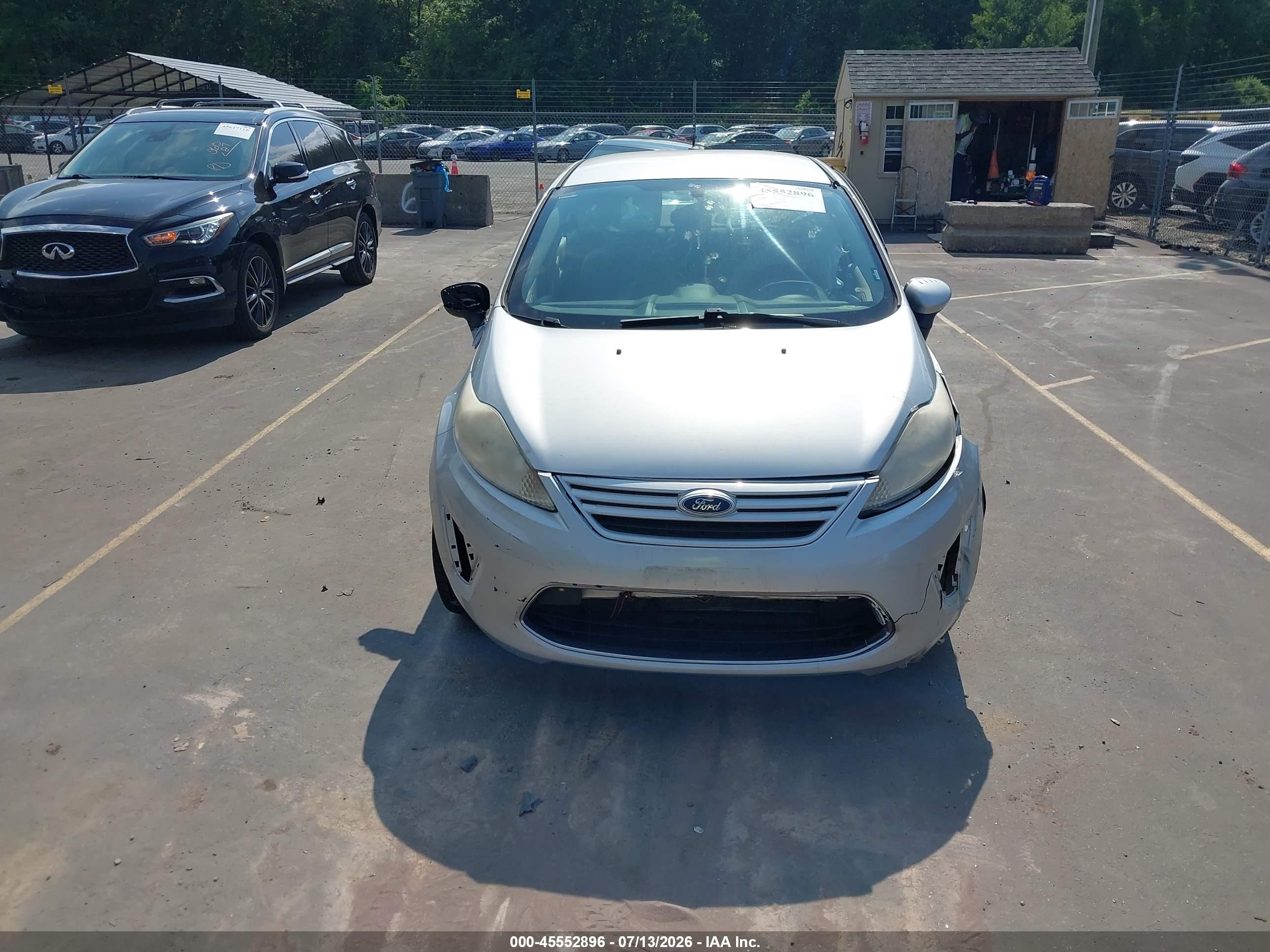 2011 Ford Fiesta S Silver vin: 3FADP4AJ2BM173696