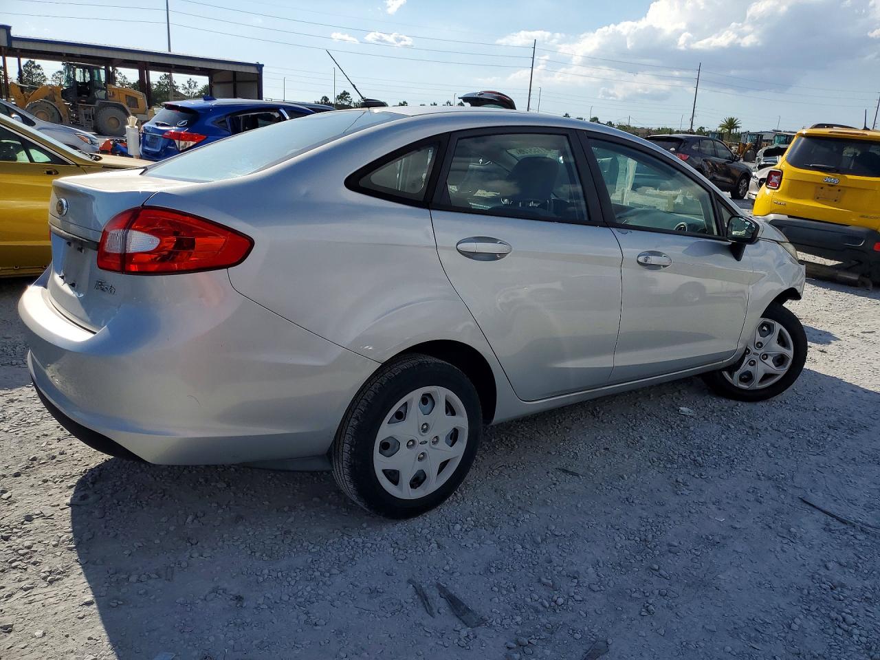 2012 Ford Fiesta Silver vin: 3FADP4AJ3CM153782