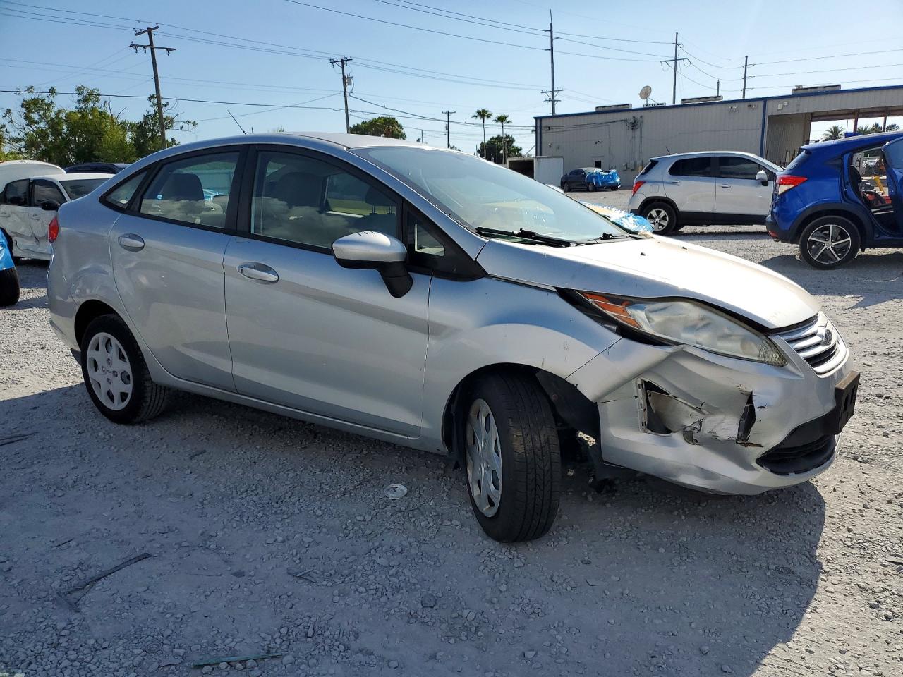 2012 Ford Fiesta Silver vin: 3FADP4AJ3CM153782