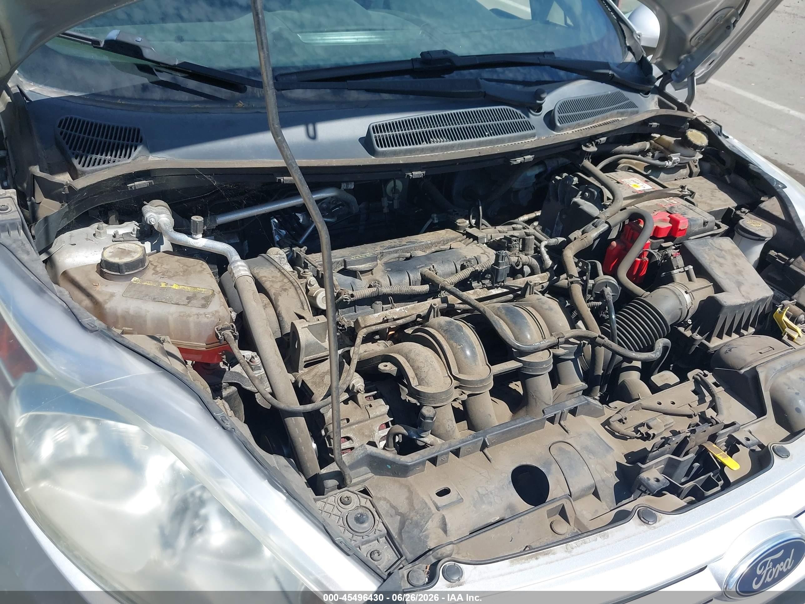 2012 Ford Fiesta S Silver vin: 3FADP4AJ3CM221806
