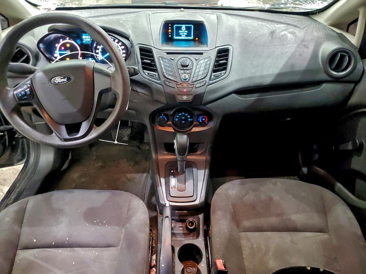 2015 Ford Fiesta S Black vin: 3FADP4AJ3FM123251