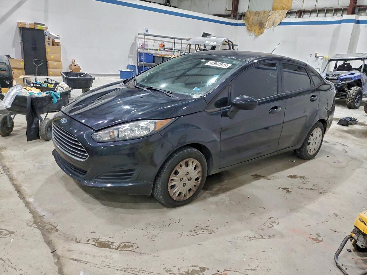 2015 Ford Fiesta S Black vin: 3FADP4AJ3FM123251