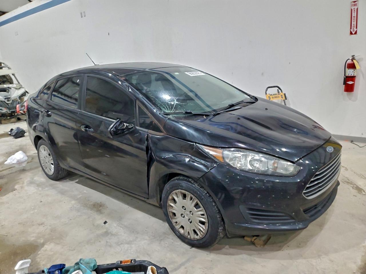 2015 Ford Fiesta S Black vin: 3FADP4AJ3FM123251