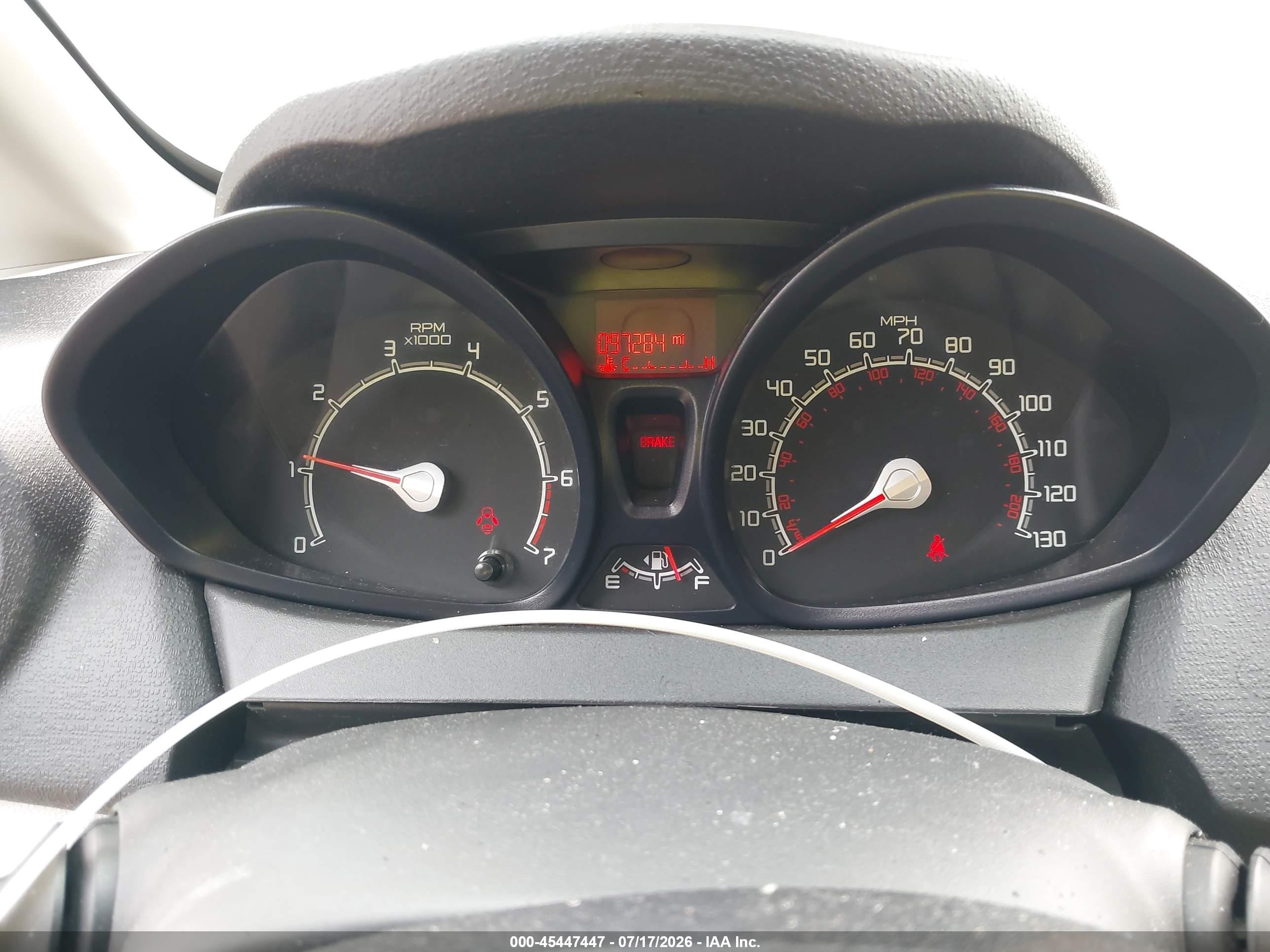 2013 Ford Fiesta S Gray vin: 3FADP4AJ4DM183133