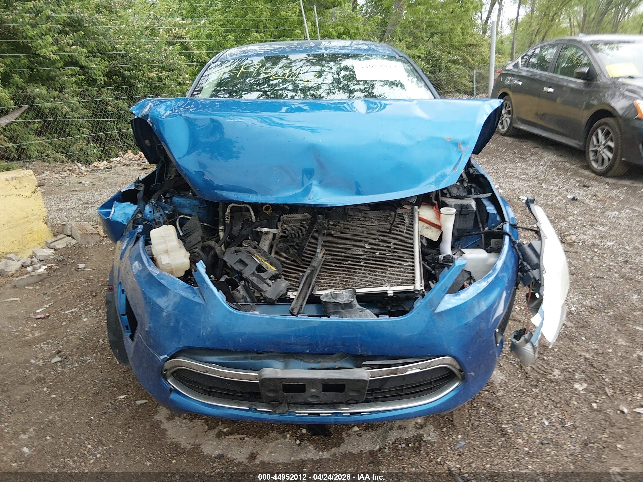 2011 Ford Fiesta S Синий vin: 3FADP4AJ5BM175961