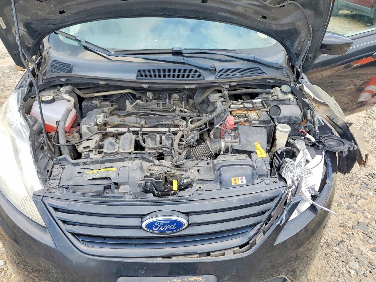 2011 Ford Fiesta S Black vin: 3FADP4AJ5BM206383