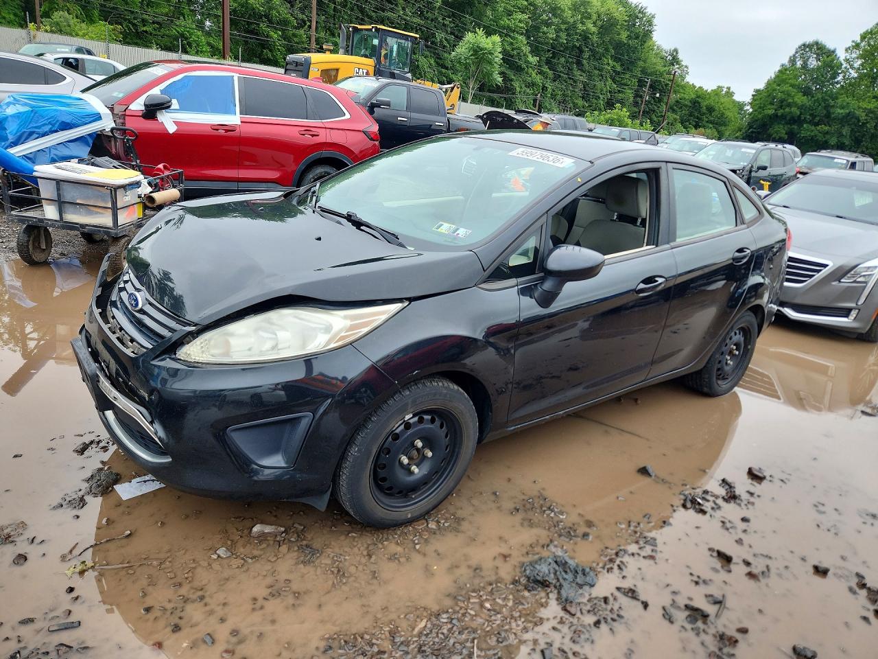 2011 Ford Fiesta S Black vin: 3FADP4AJ5BM231607