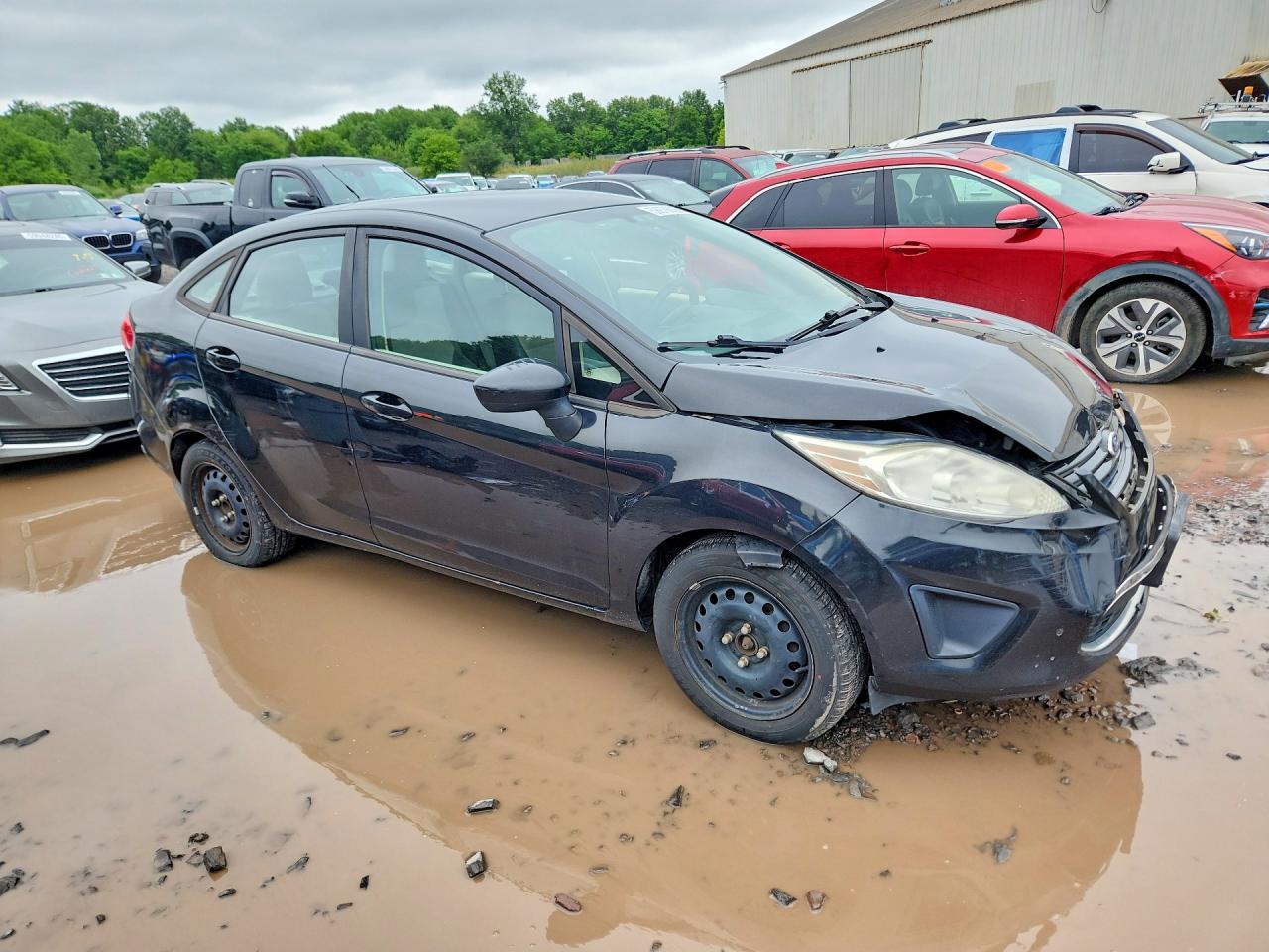 2011 Ford Fiesta S Black vin: 3FADP4AJ5BM231607