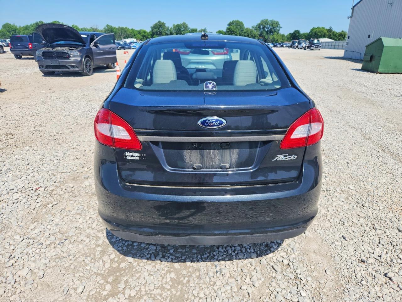 2012 Ford Fiesta S Black vin: 3FADP4AJ5CM186881