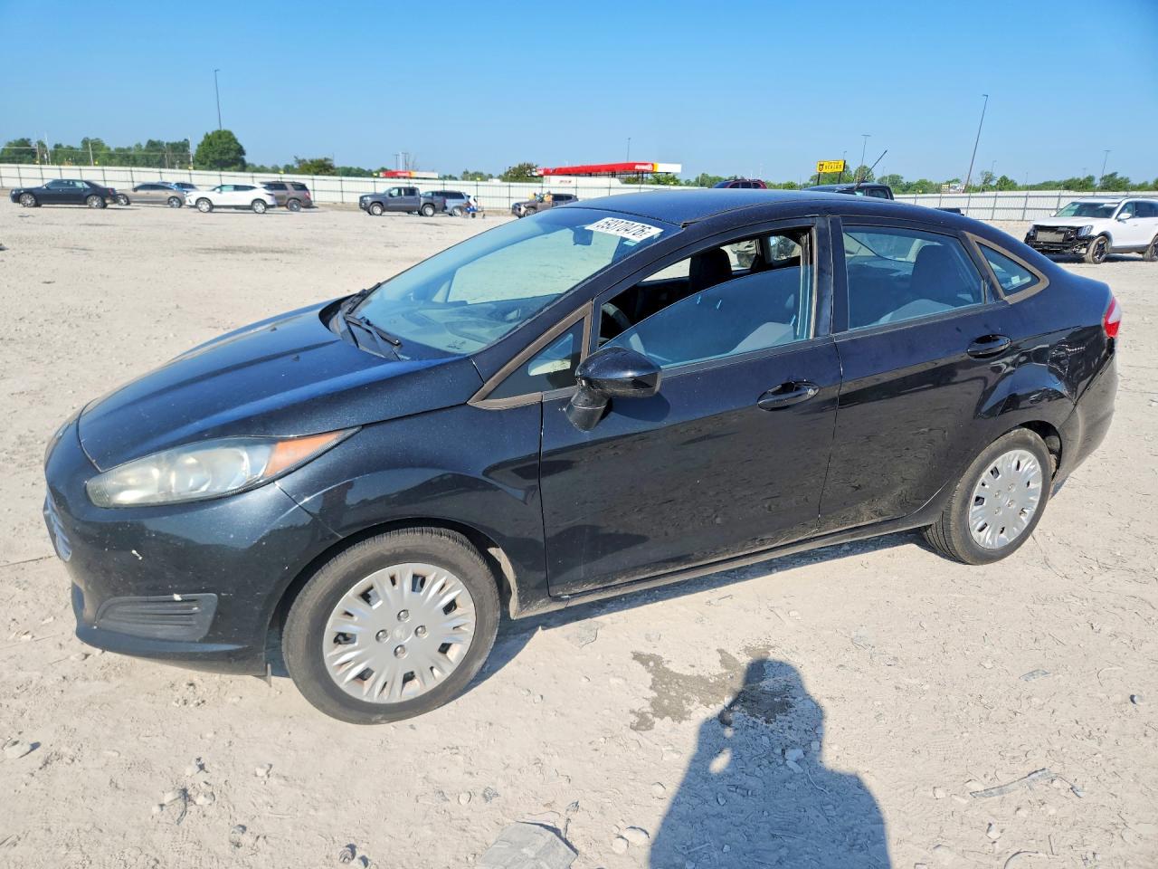 2014 Ford Fiesta S Black vin: 3FADP4AJ5EM180047