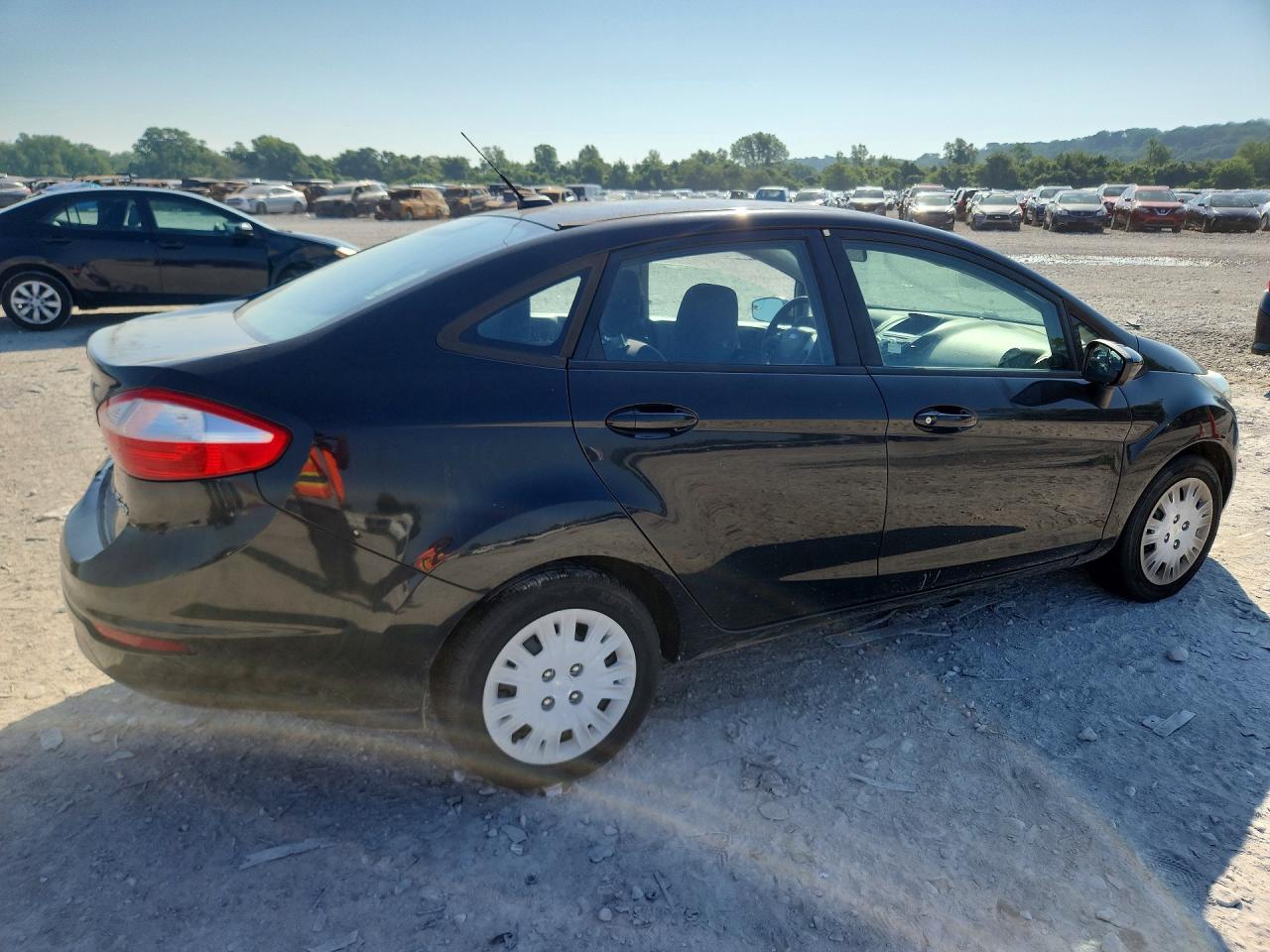 2014 Ford Fiesta S Black vin: 3FADP4AJ5EM180047