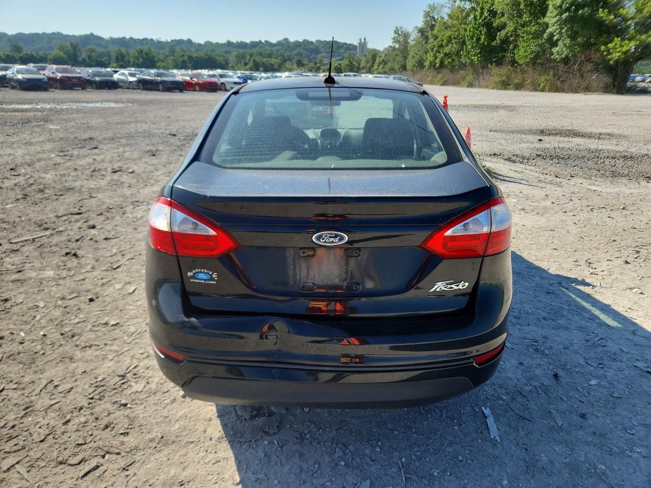 2014 Ford Fiesta S Black vin: 3FADP4AJ5EM180047