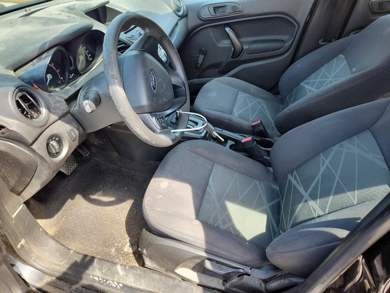 2014 Ford Fiesta S Black vin: 3FADP4AJ5EM180047