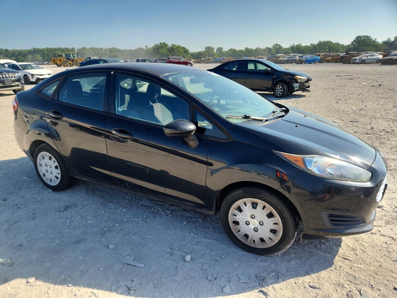 2014 Ford Fiesta S Black vin: 3FADP4AJ5EM180047