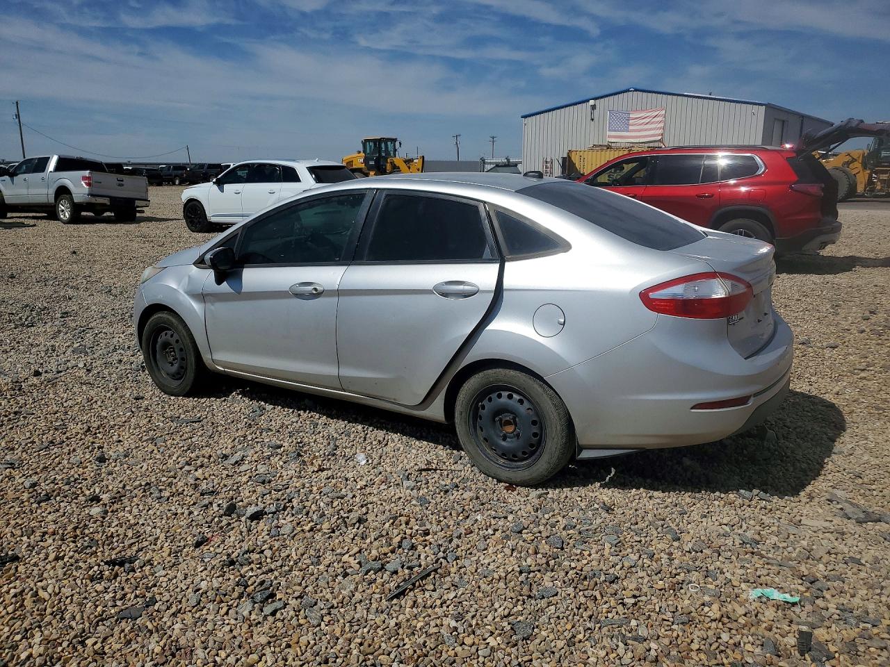 2014 Ford Fiesta S Gray vin: 3FADP4AJ5EM227478