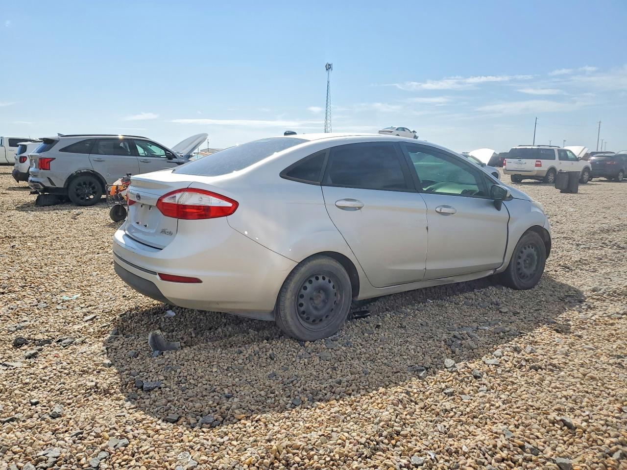 2014 Ford Fiesta S Gray vin: 3FADP4AJ5EM227478