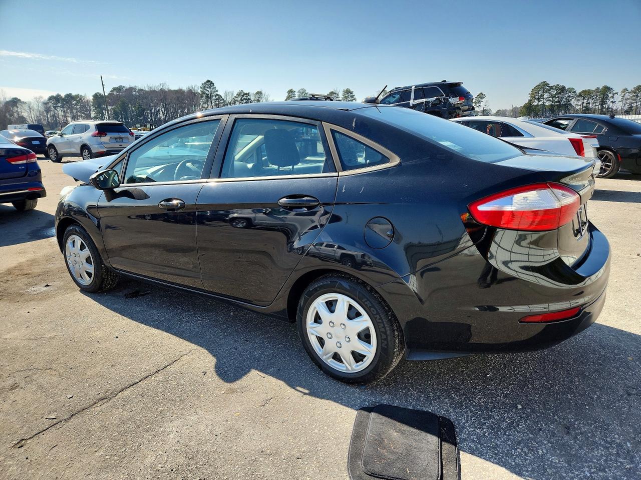 2014 Ford Fiesta S Black vin: 3FADP4AJ5EM233328