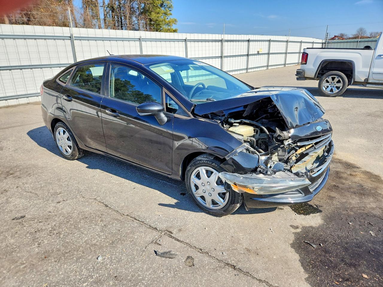 2014 Ford Fiesta S Black vin: 3FADP4AJ5EM233328