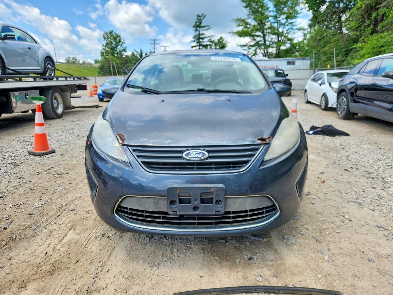 2011 Ford Fiesta S Gray vin: 3FADP4AJ6BM238713