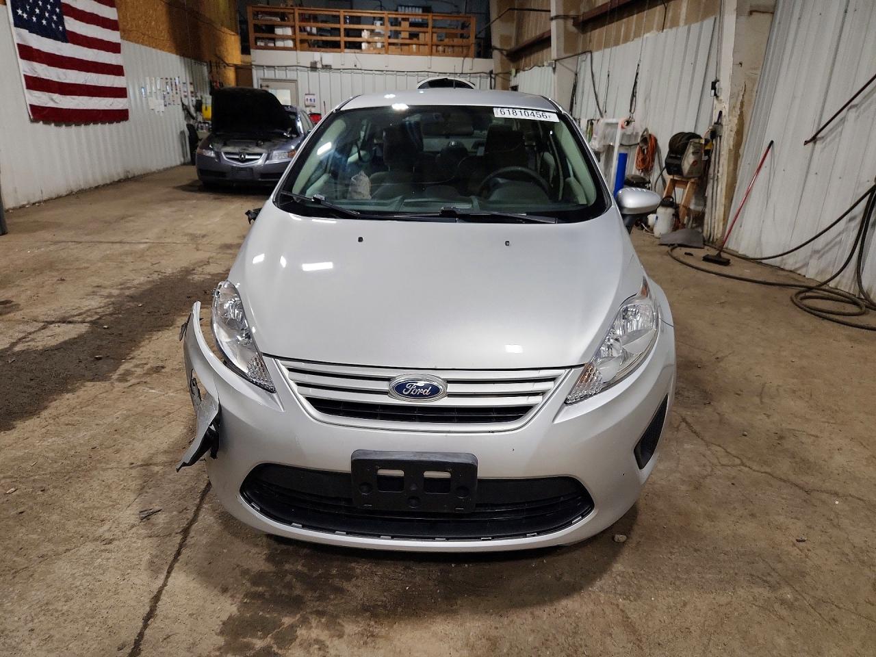 2012 Ford Fiesta S Silver vin: 3FADP4AJ6CM126530
