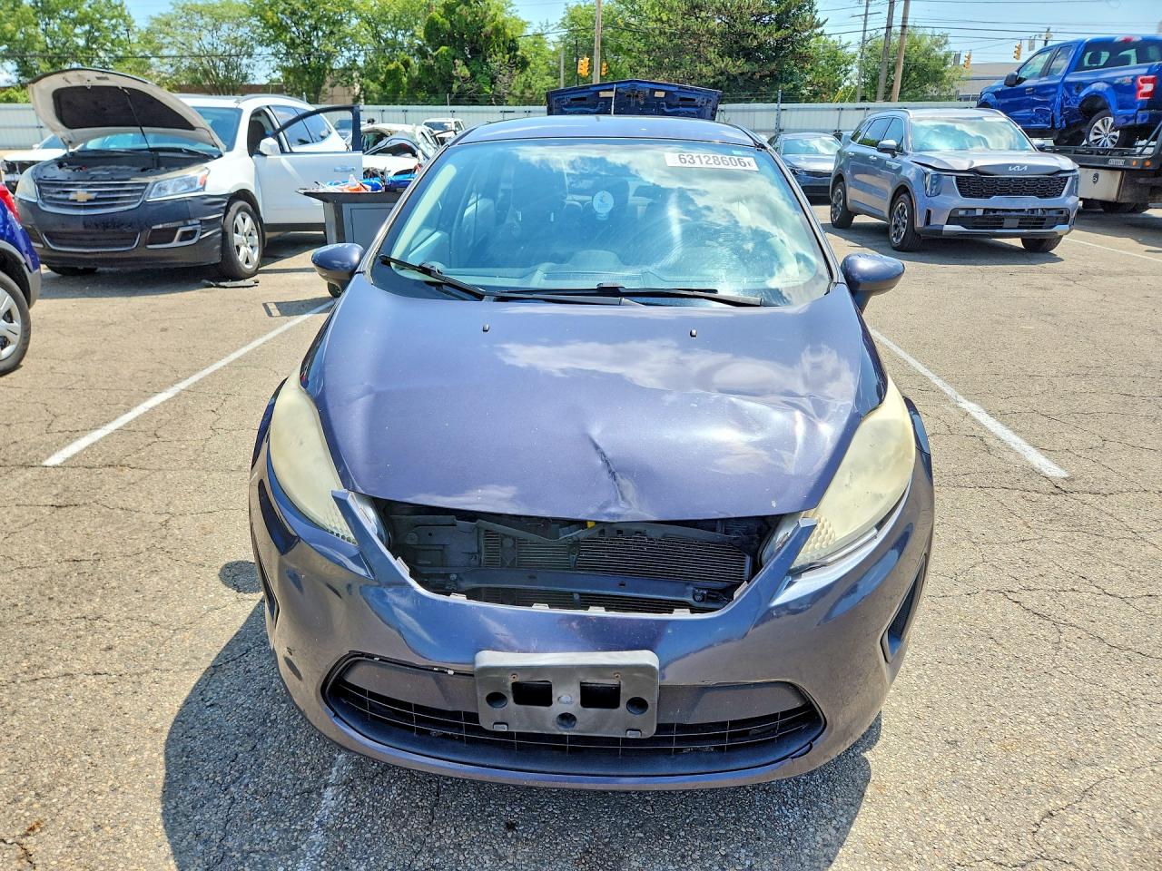 2012 Ford Fiesta S Gray vin: 3FADP4AJ6CM140184