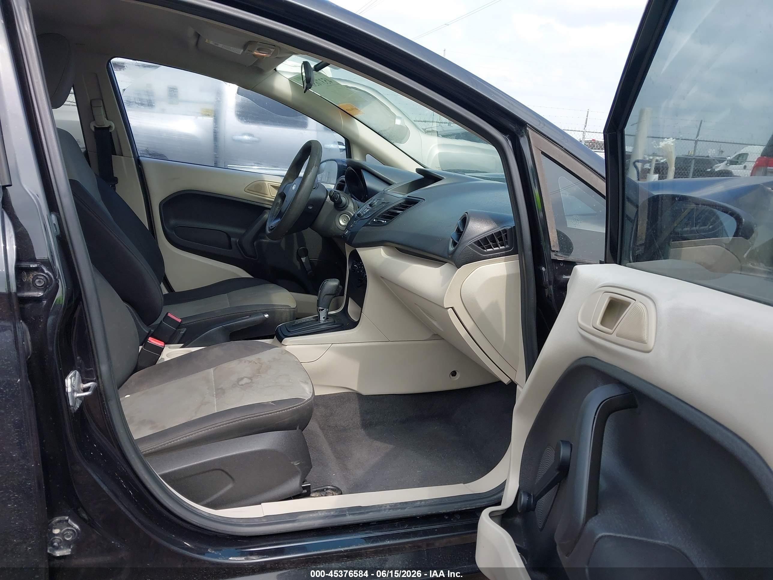 2013 Ford Fiesta S Black vin: 3FADP4AJ6DM157598