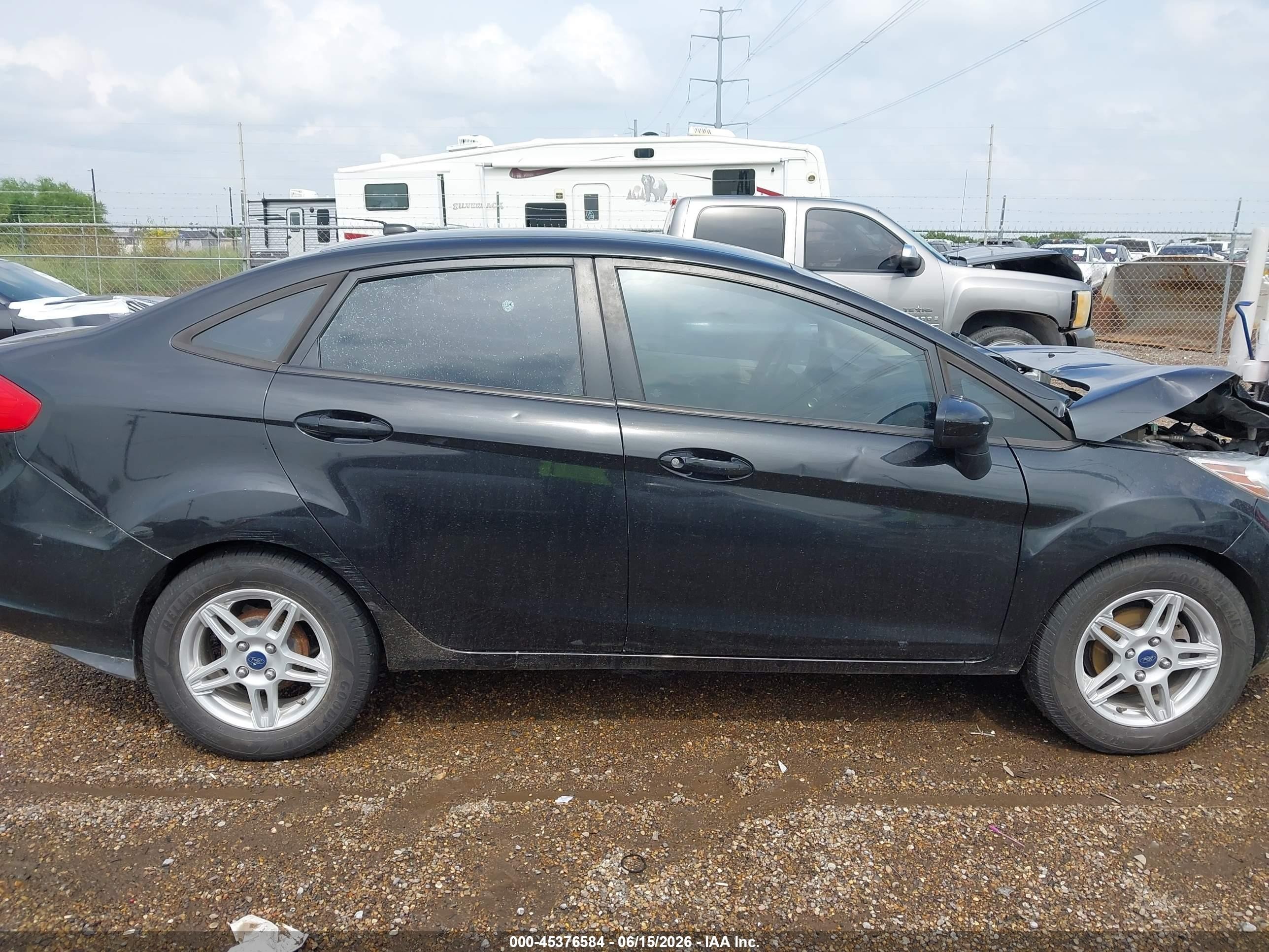 2013 Ford Fiesta S Black vin: 3FADP4AJ6DM157598
