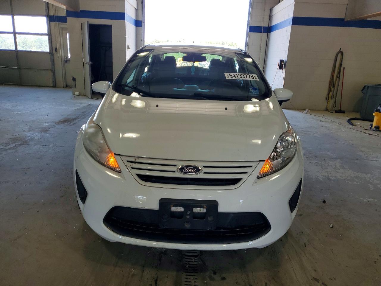 2013 Ford Fiesta S White vin: 3FADP4AJ6DM191637