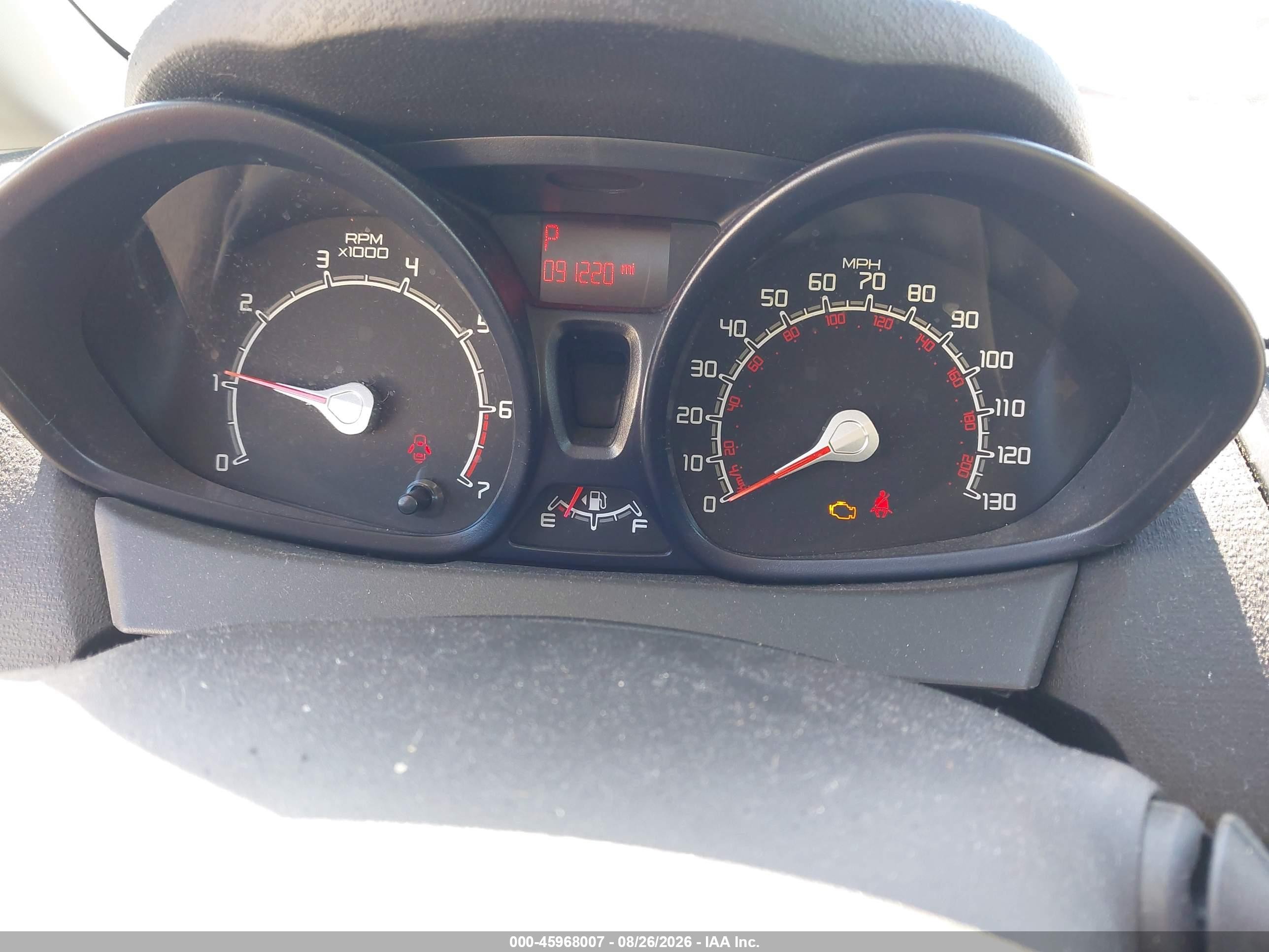 2011 Ford Fiesta S Черный vin: 3FADP4AJ7BM178070