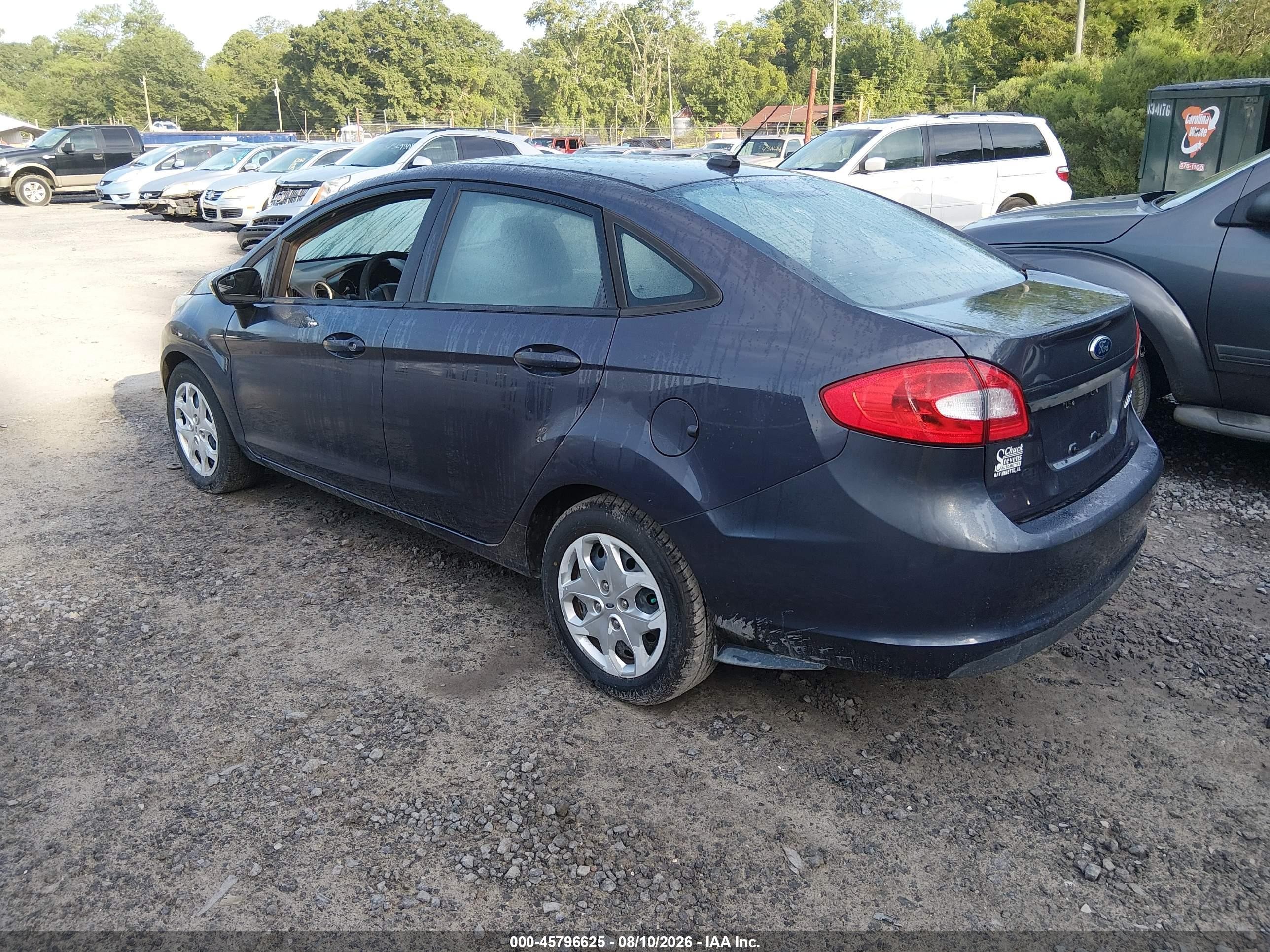2012 Ford Fiesta S Dark Blue vin: 3FADP4AJ7CM180712