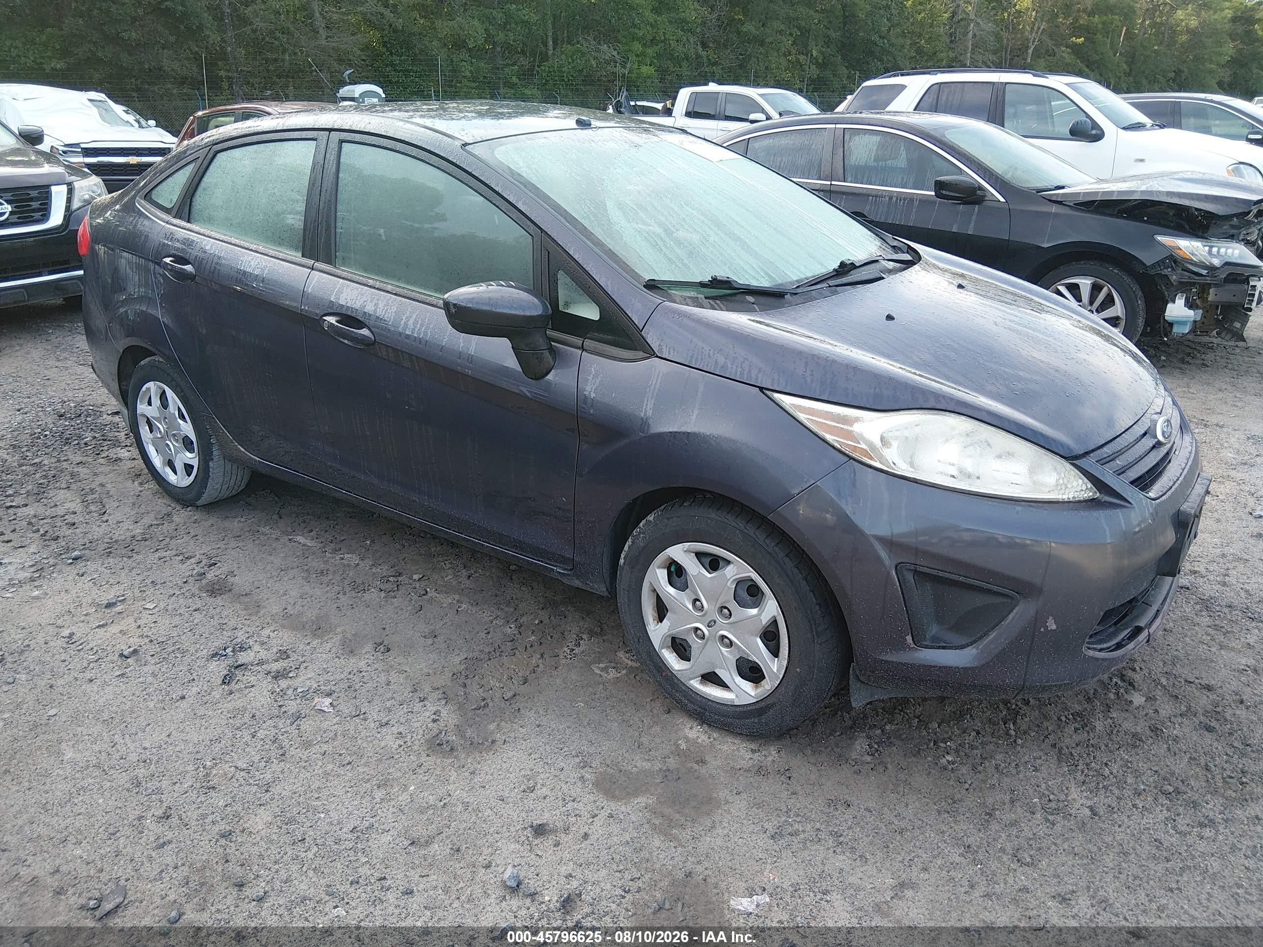 2012 Ford Fiesta S Dark Blue vin: 3FADP4AJ7CM180712